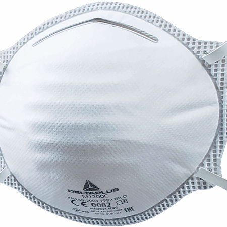 Delta Plus M1200 Box of 20 disposable masks P2 without valve