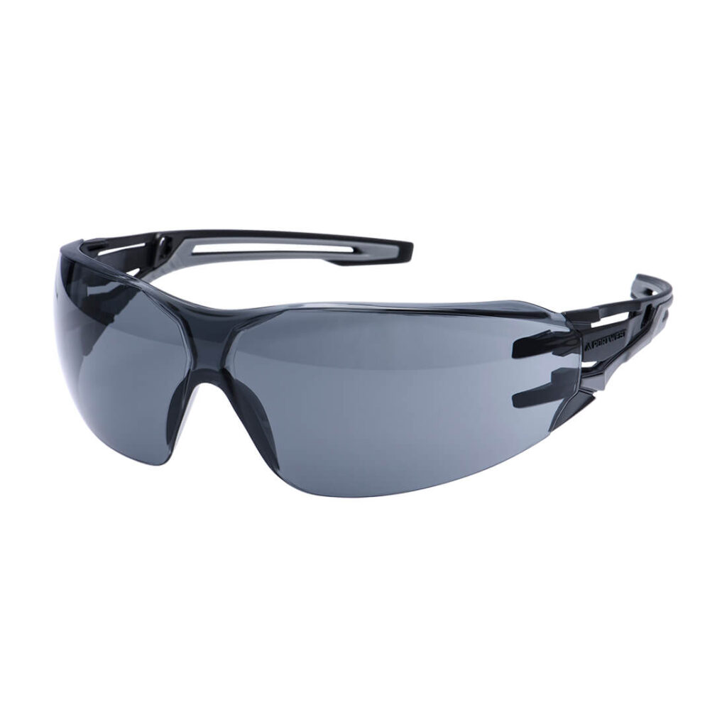 PR01 - Anthracite Wraparound Safety Glasses
