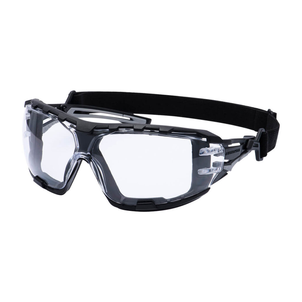 PR02 - Anthracite Wraparound Plus Safety Glasses