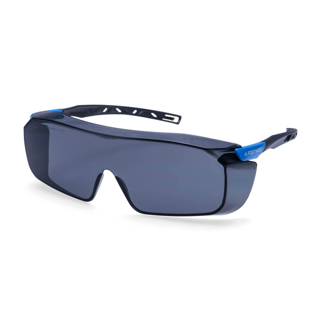 Portwest PS31 - Top OTG over-spectacle Safety Glasses Clear or Smoke