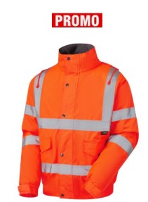 Promo Hi Vis Orange Bomber Jacket