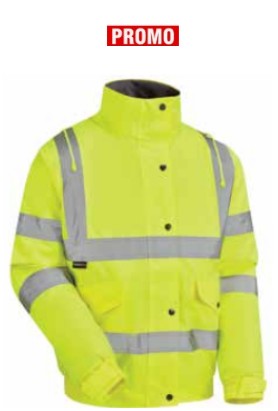 Promo Hi Vis Yellow Bomber Jacket