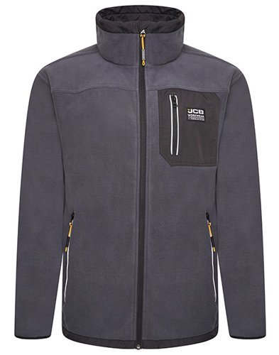 Jcb Workwear Trade Fleece Jacket Full Zip Steel Blue Item Code: DB7O