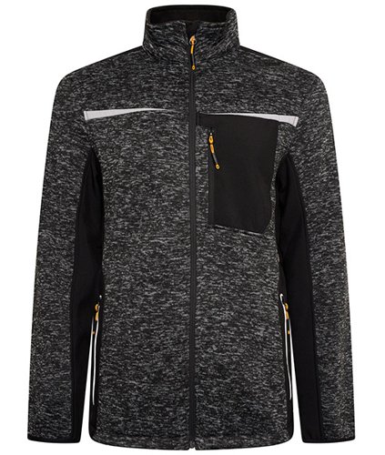 Jcb Workwear Trade Essington Ii Full Zip Fleece Jacket Grey Item Code: D+IF