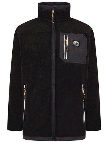 Jcb Workwear Trade Fleece Full Zip Black Item Code: DY2Q