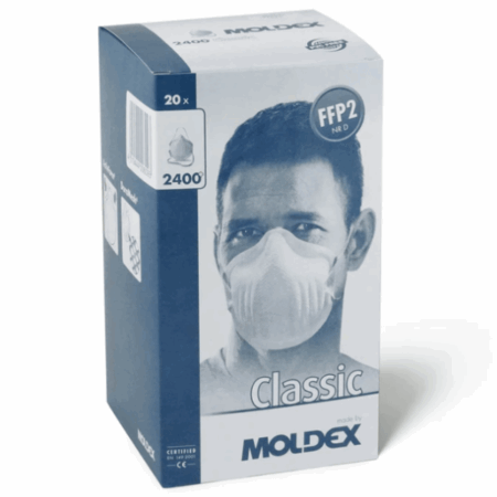Moldex 2400 Classic FFP2 Cup mask. Box of 20 - Image 2