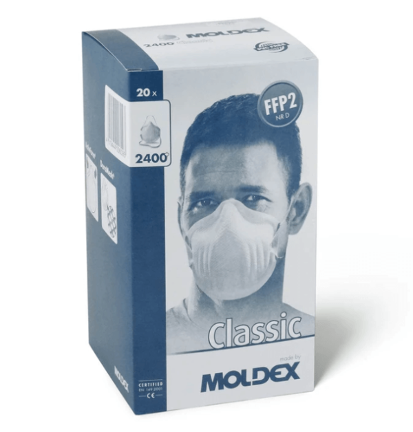 Moldex 2400 Classic FFP2 Cup mask. Box of 20