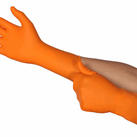 TnT 93-800 Disposable Nitrile Glove Orange
