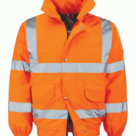 BALAN: ORANGE BOMBER JACKET