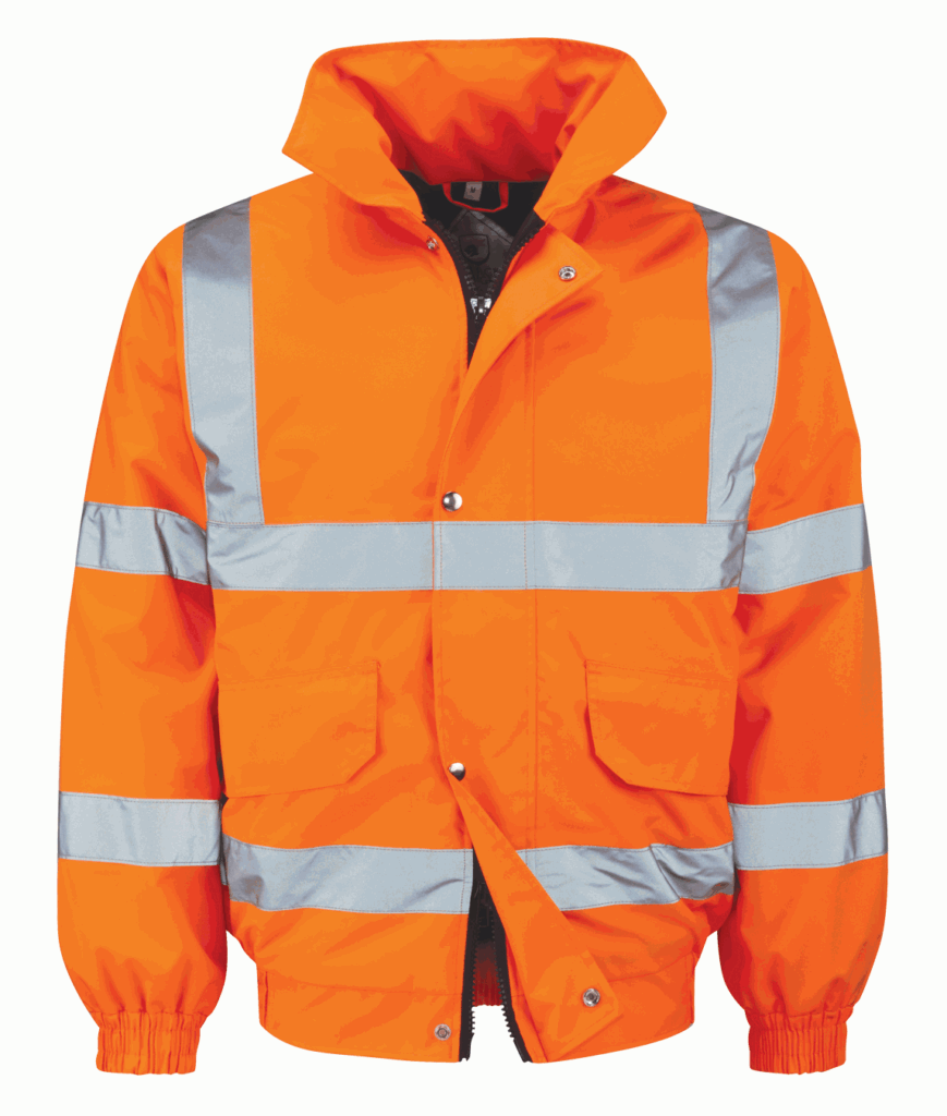 BALAN: ORANGE BOMBER JACKET