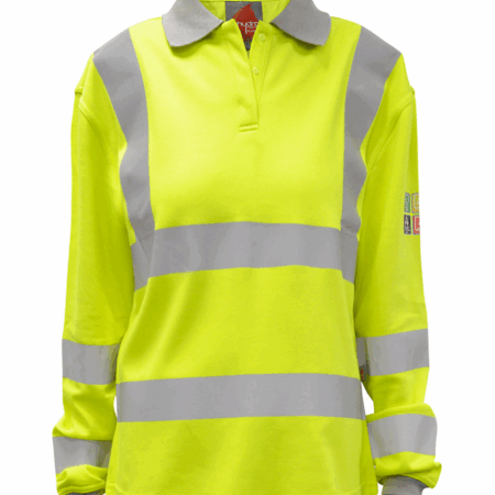 STRATUS: INHERENT FR ARC LADIES LONG SLEEVE POLO SHIRT