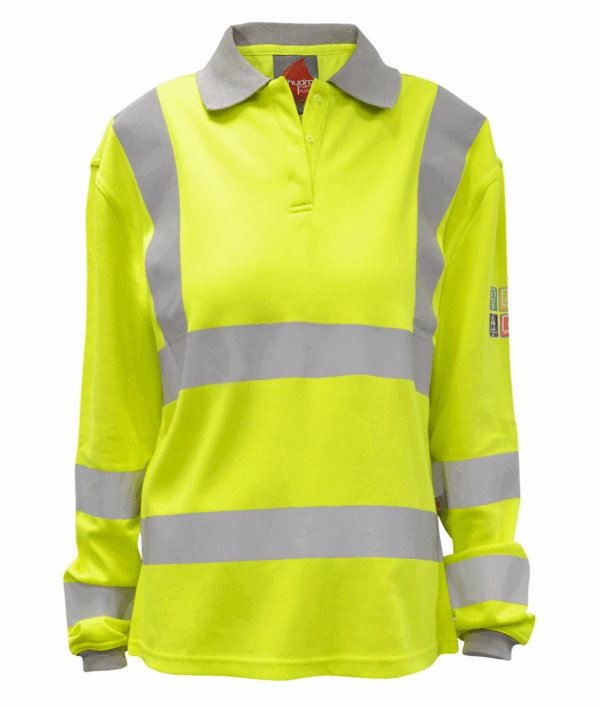 STRATUS: INHERENT FR ARC LADIES LONG SLEEVE POLO SHIRT
