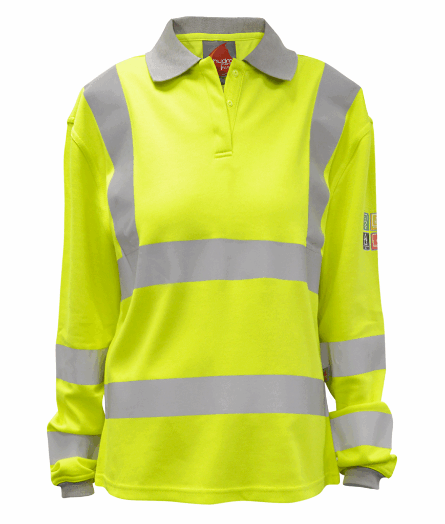 STRATUS: INHERENT FR ARC LADIES LONG SLEEVE POLO SHIRT