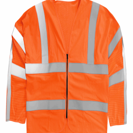 IGNEOUS: HYDRA FLAME FR JERKIN Orange Product Code: FRASJZC03R