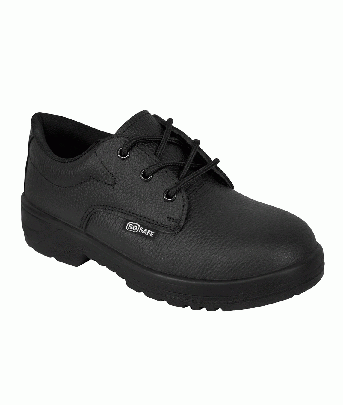 So Safe S1P BLACK LEATHER GIBSON SHOE