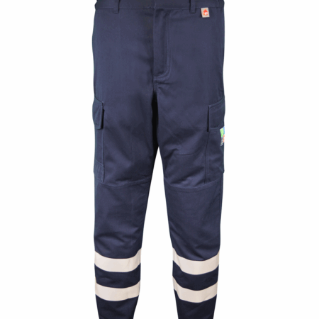 NOBEL: INHERENT FR ARC COMBAT TROUSER WITH FR HI VIS TAPES -SHORT LEG