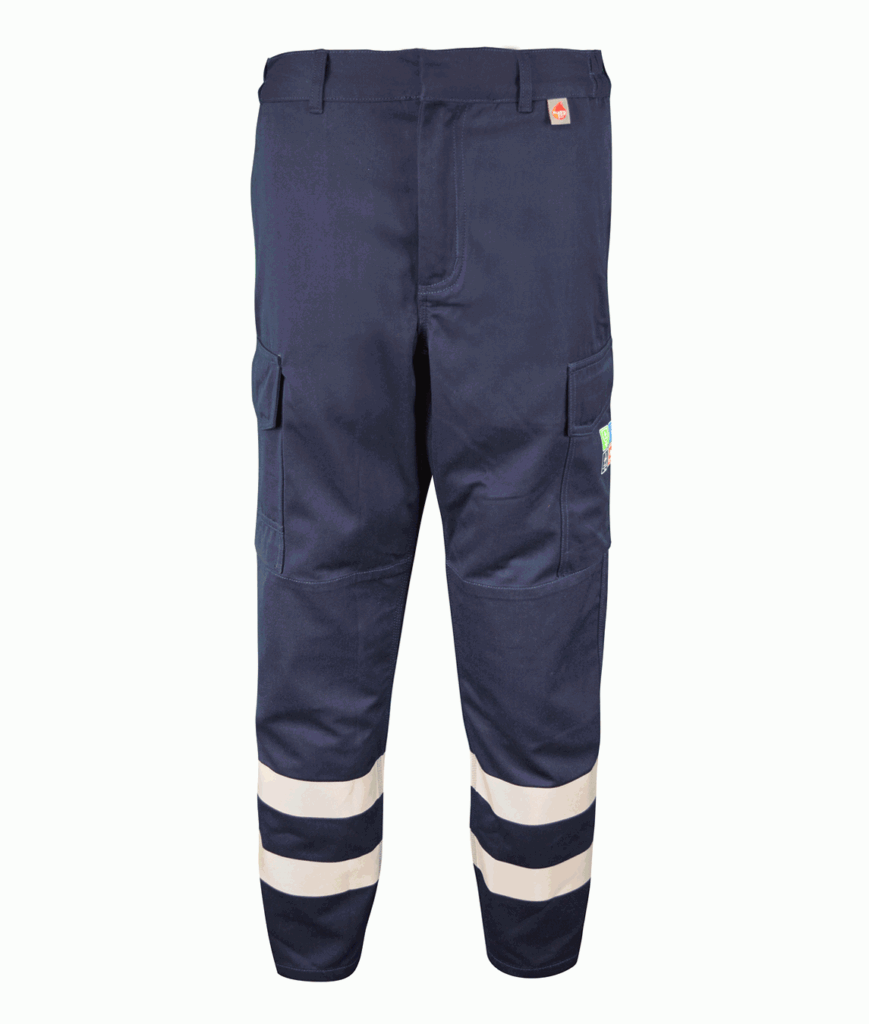NOBEL: INHERENT FR ARC COMBAT TROUSER WITH FR HI VIS TAPES - TALL LEG