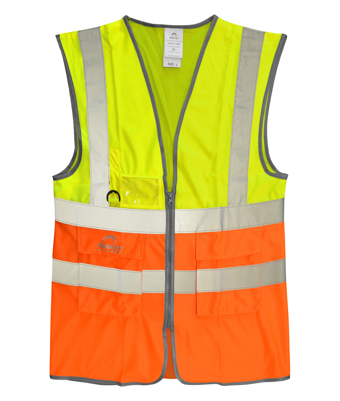 DHOW: HI-VIS TWO TONE WAISTCOAT - Image 6