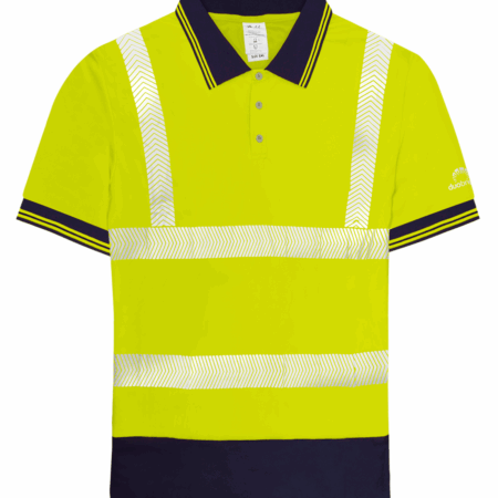CRUISER: HI-VIS TWO-TONE SHORT SLEEVE POLO SHIRT