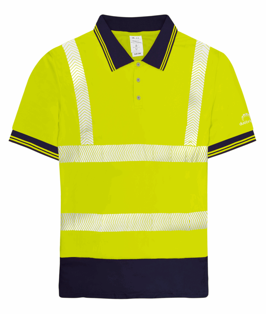 CRUISER: HI-VIS TWO-TONE SHORT SLEEVE POLO SHIRT