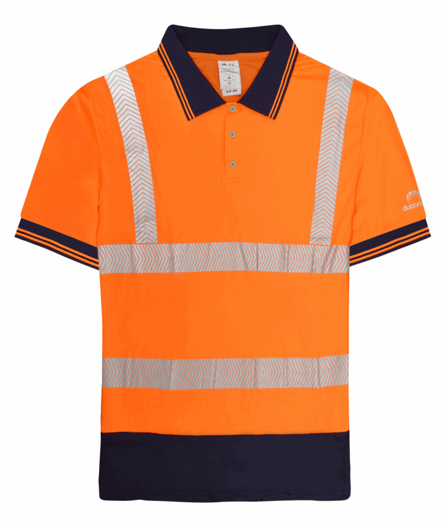 CRUISER: HI-VIS TWO-TONE SHORT SLEEVE POLO SHIRT