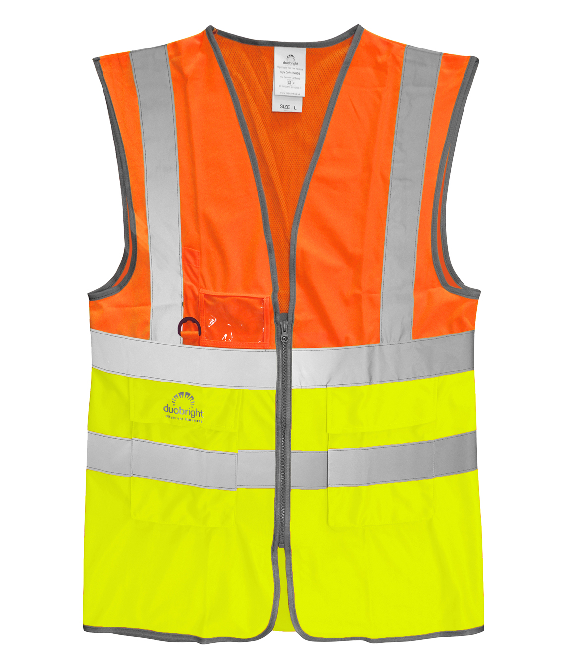 DHOW: HI-VIS TWO TONE WAISTCOAT - Image 5