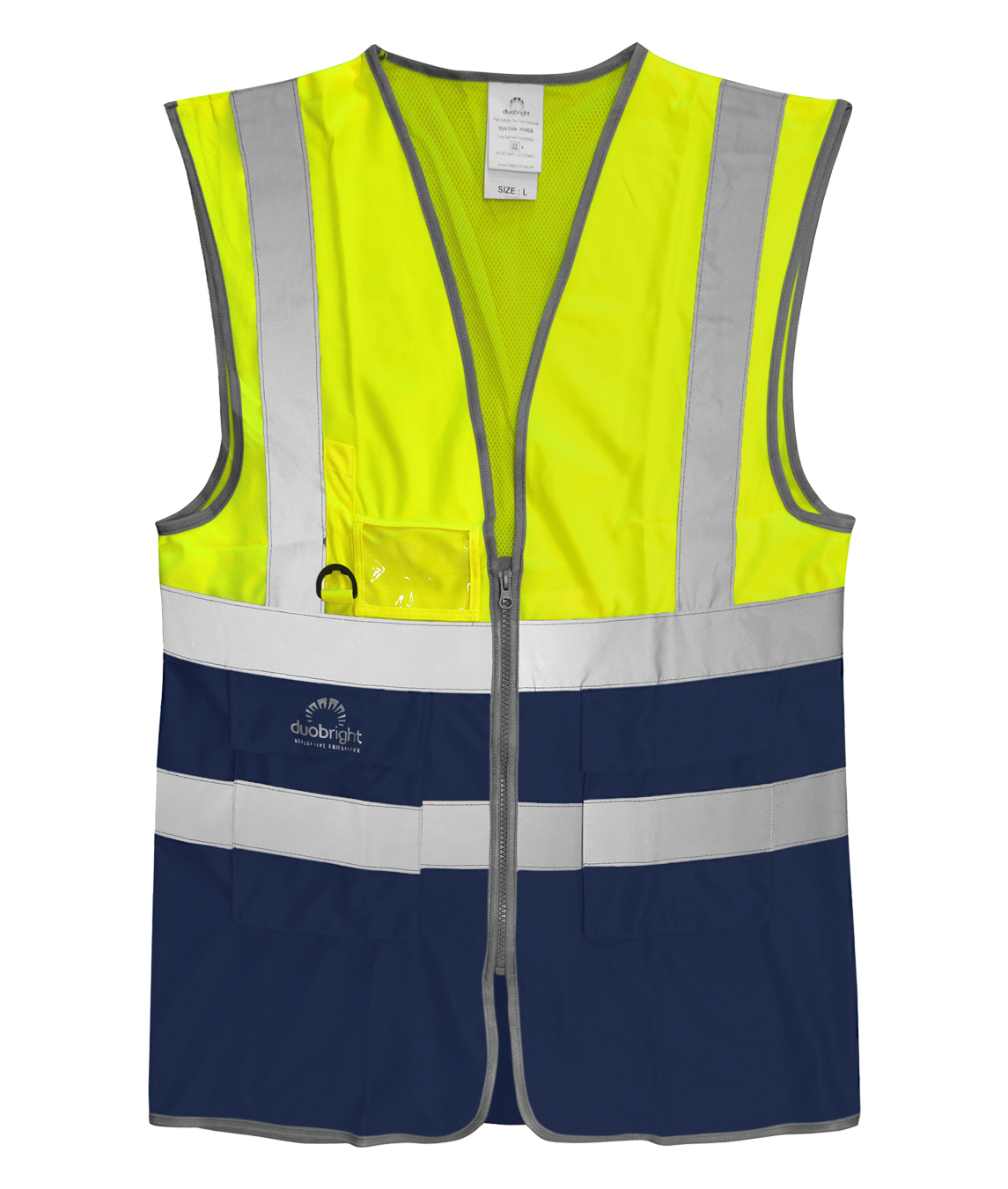 DHOW: HI-VIS TWO TONE WAISTCOAT - Image 7