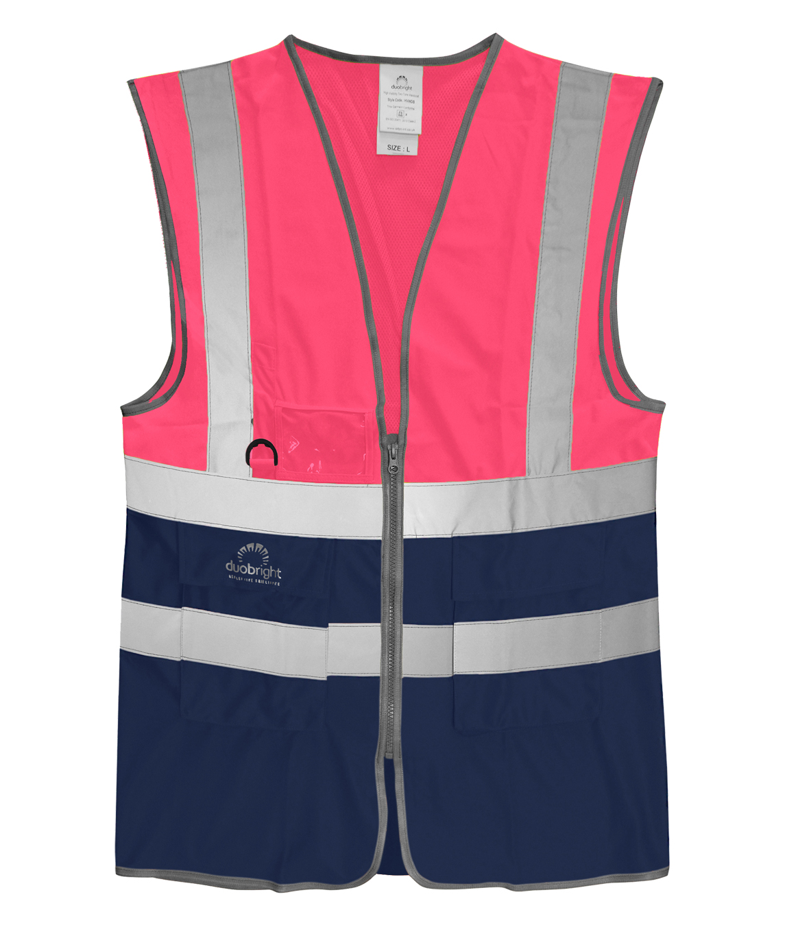 DHOW: HI-VIS TWO TONE WAISTCOAT - Image 2
