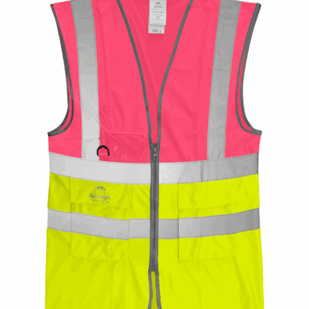 DHOW: HI-VIS TWO TONE WAISTCOAT - Image 4