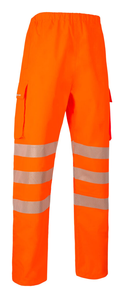 Beeswift Deltic Hi-vis Ripstop Breathable And Waterproof Rail Overtrouser Orange Item Code: BSDTOR
