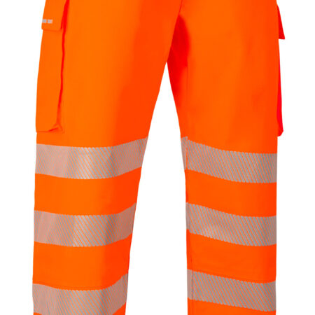 Beeswift Deltic Hi-vis Ripstop Breathable And Waterproof Rail Overtrouser Orange Item Code: BSDTOR - Image 2