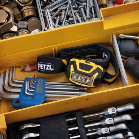 Petzl E070AA00 Aria2 Head Torch 450 Lumens Black/Yellow - Image 3