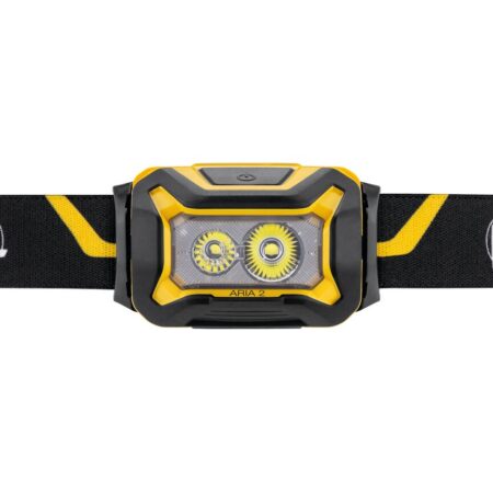 Petzl E070AA00 Aria2 Head Torch 450 Lumens Black/Yellow - Image 2