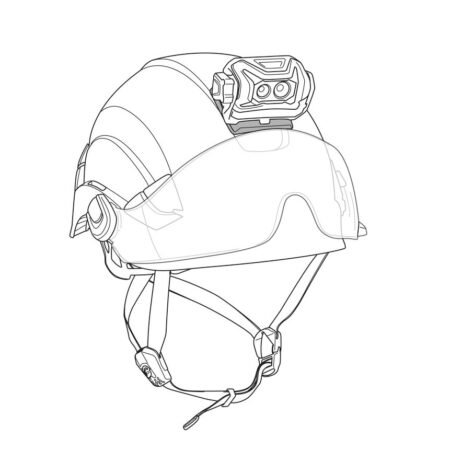 Petzl E073AB00 Helmet Adapt Adhesive Plate Headlamp Mount - Image 3