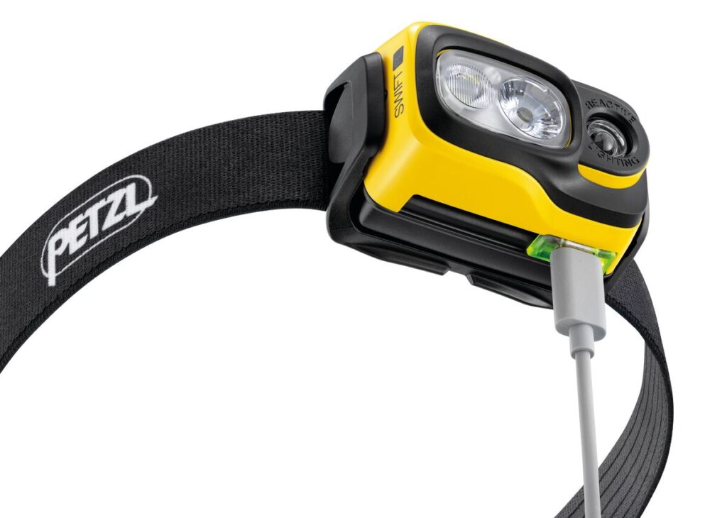 Petzl E810AB00 Swift Rl Head Torch 1100 Lumens Black/Yellow