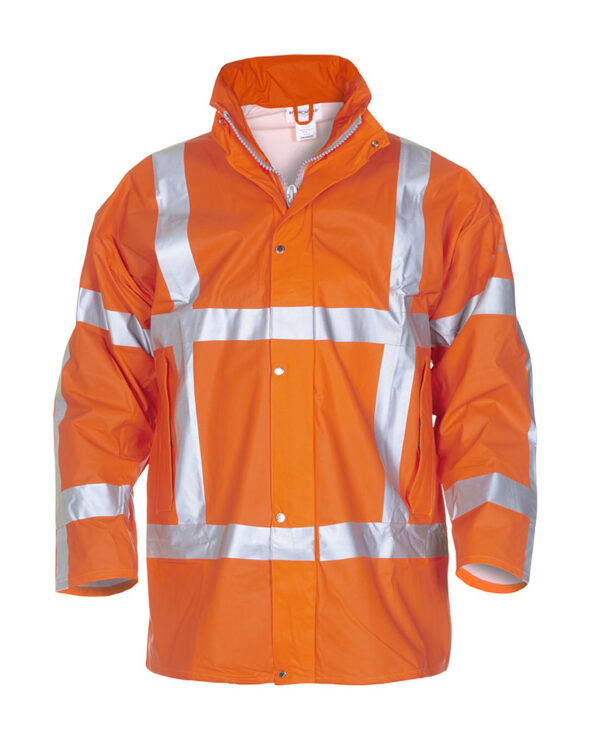 Hydrowear Neer Multi Fire Retardant Hi-vis Anti-static Waterproof Parka Jacket Orange