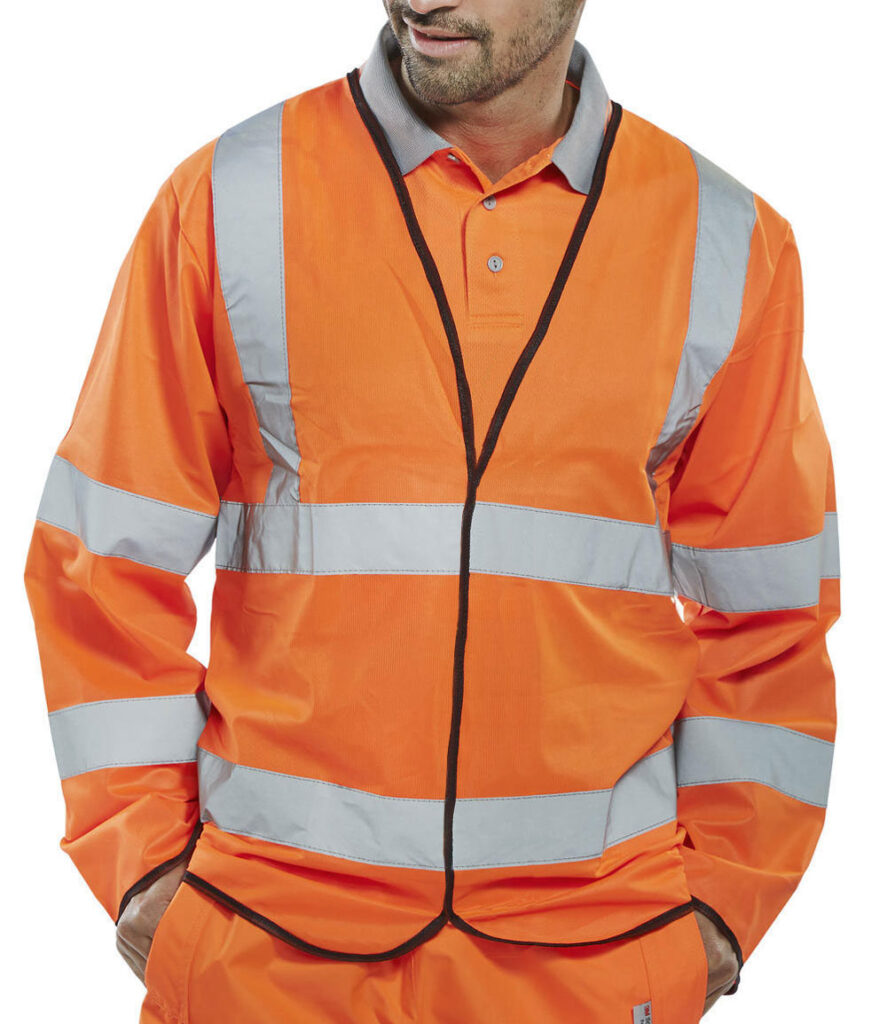 Beeswift Fire Retardant Hi-vis Jerkin Orange Item Code: CFRPKJOR