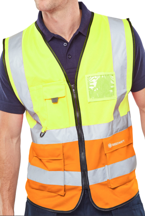 Beeswift Hi-vis Two Tone Executive Id Vest