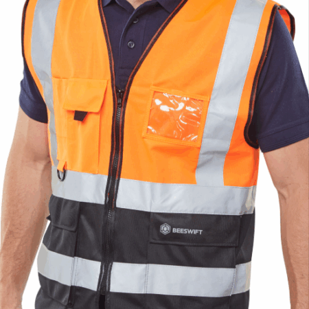 Beeswift Hi-vis Two Tone Executive Id Vest