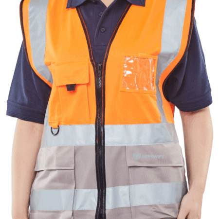 Beeswift Hi-vis Two Tone Executive Id Vest - Image 4