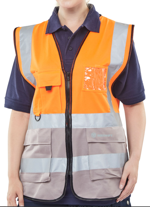 Beeswift Hi-vis Two Tone Executive Id Vest