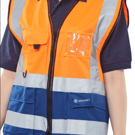 Beeswift Hi-vis Two Tone Executive Id Vest - Image 5