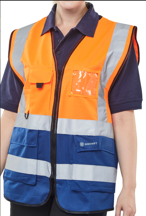 Beeswift Hi-vis Two Tone Executive Id Vest