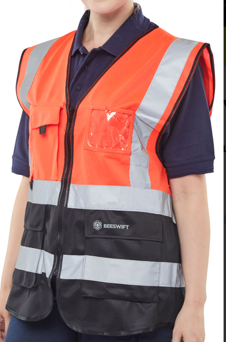 Beeswift Hi-vis Two Tone Executive Id Vest
