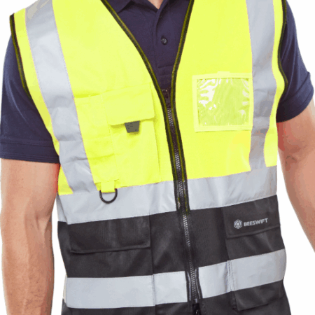 Beeswift Hi-vis Two Tone Executive Id Vest - Image 2