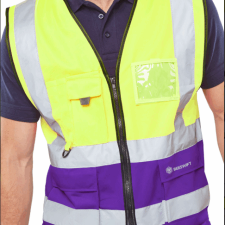 Beeswift Hi-vis Two Tone Executive Id Vest - Image 7
