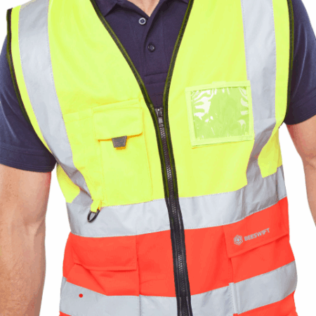Beeswift Hi-vis Two Tone Executive Id Vest - Image 8