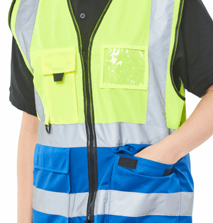 Beeswift Hi-vis Two Tone Executive Id Vest - Image 9