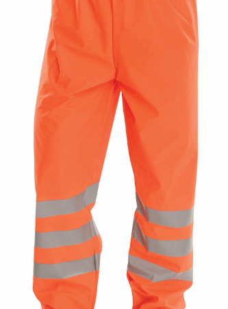 Beeswift Hi-vis Pu Overtrousers Orange