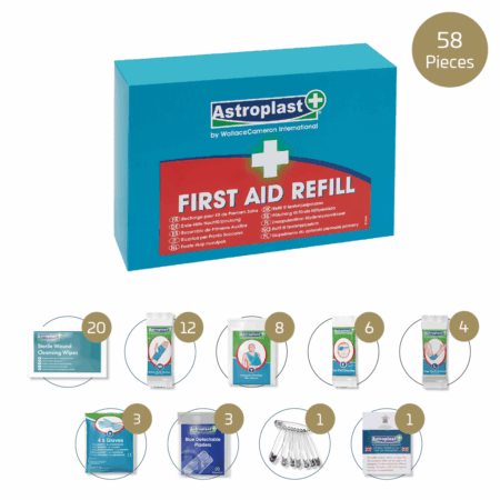 Wallace Cameron 50 Person HSE Catering First Aid Kit Refill